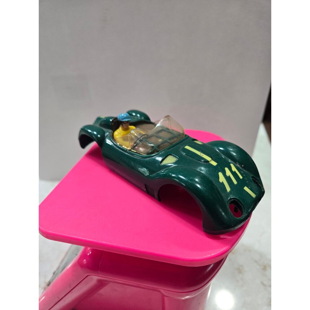 Vintage MARX 1/24 Scale Green Maserati Slot Car Body Race Car Toy Plastic